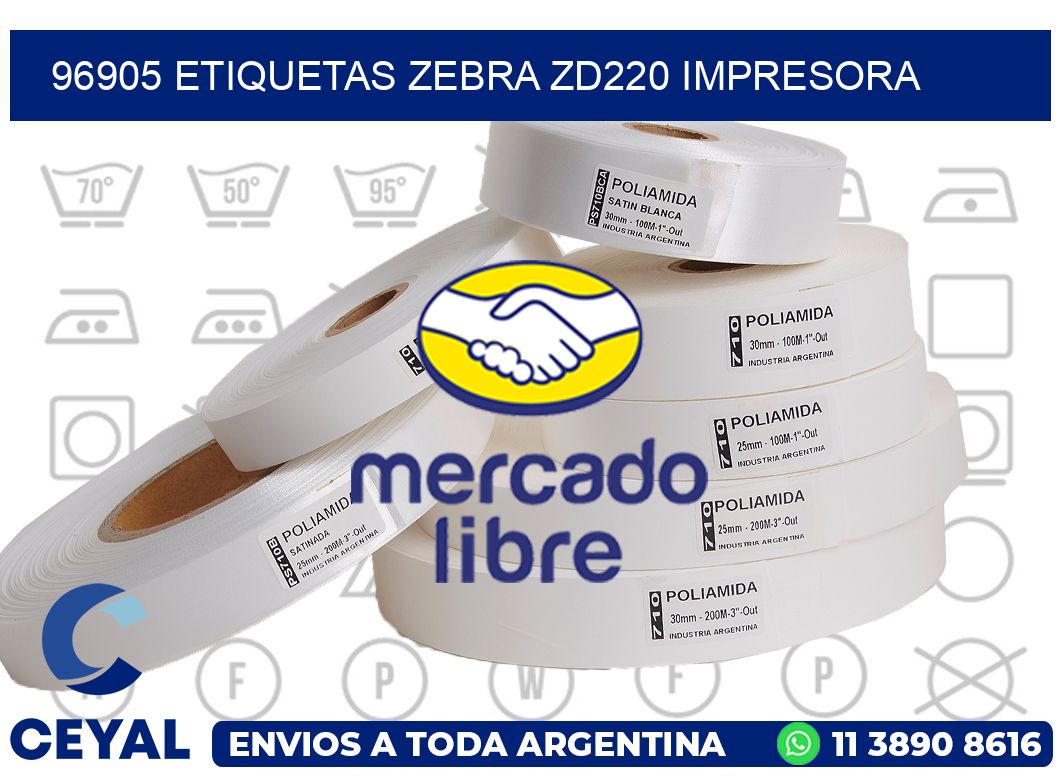 96905 etiquetas Zebra zd220 impresora