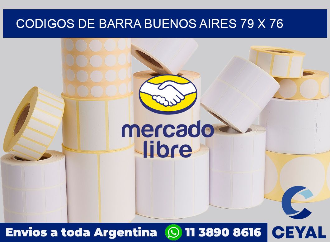 Codigos de barra Buenos Aires 79 x 76