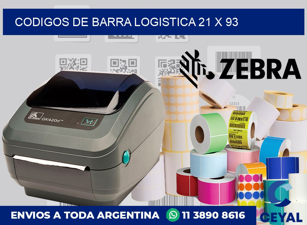 Codigos de barra logistica 21 x 93