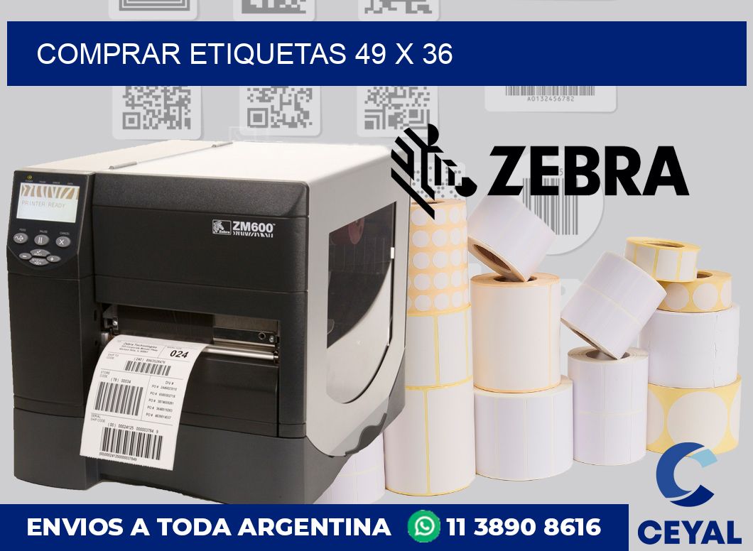 Comprar etiquetas 49 x 36