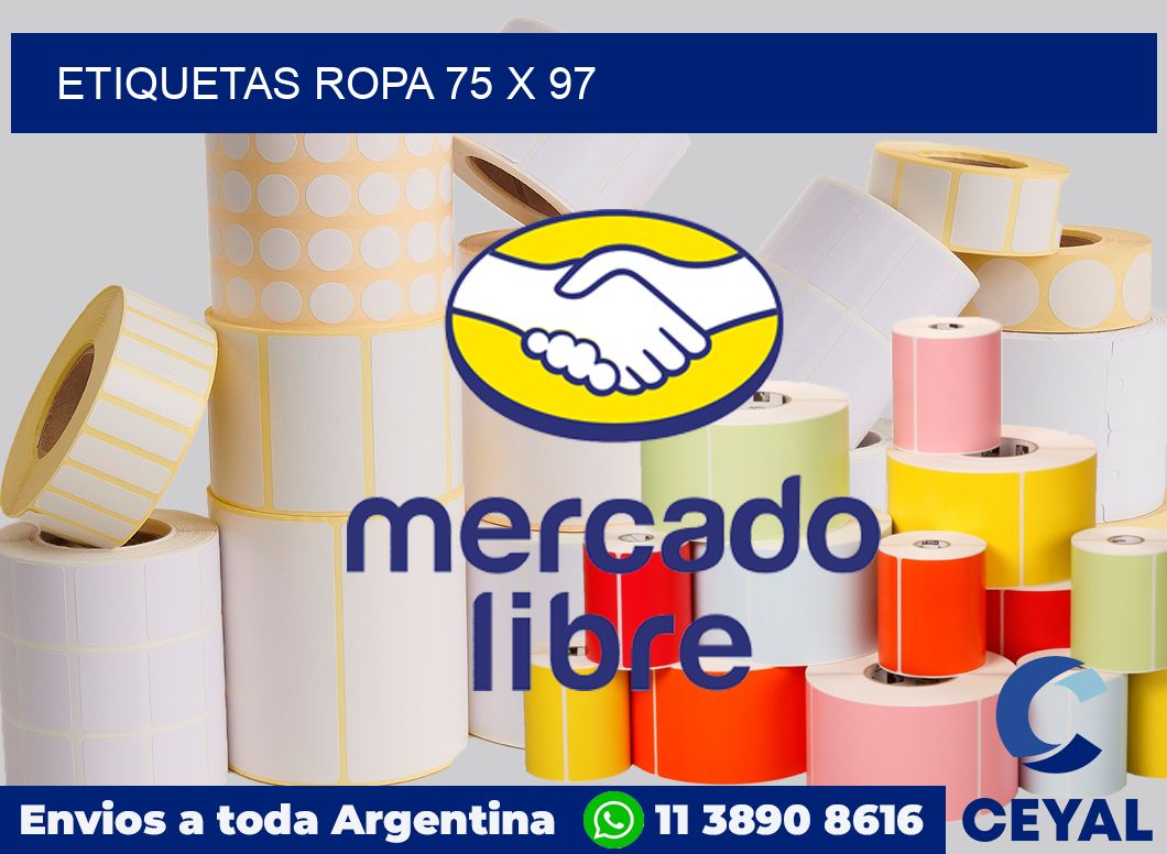 Etiquetas ropa 75 x 97