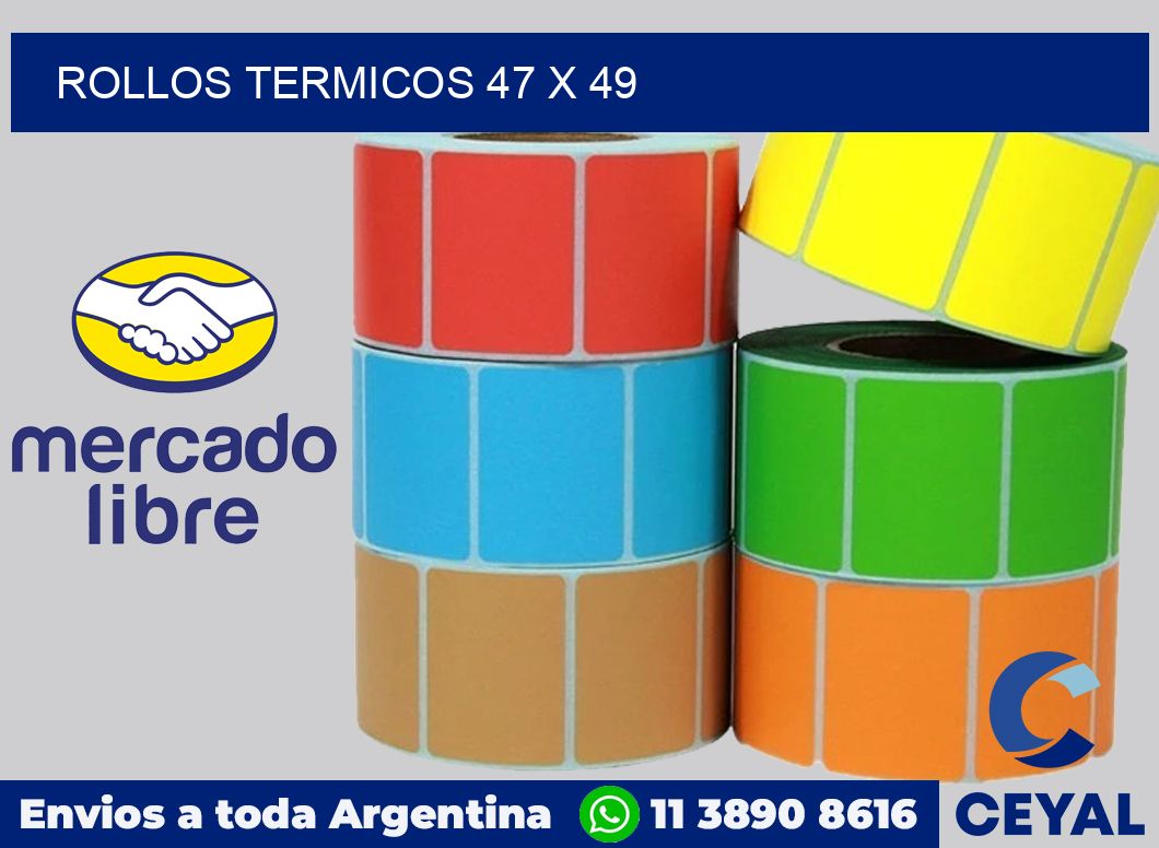 Rollos termicos 47 x 49