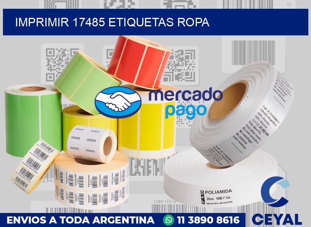 imprimir 17485 etiquetas ropa