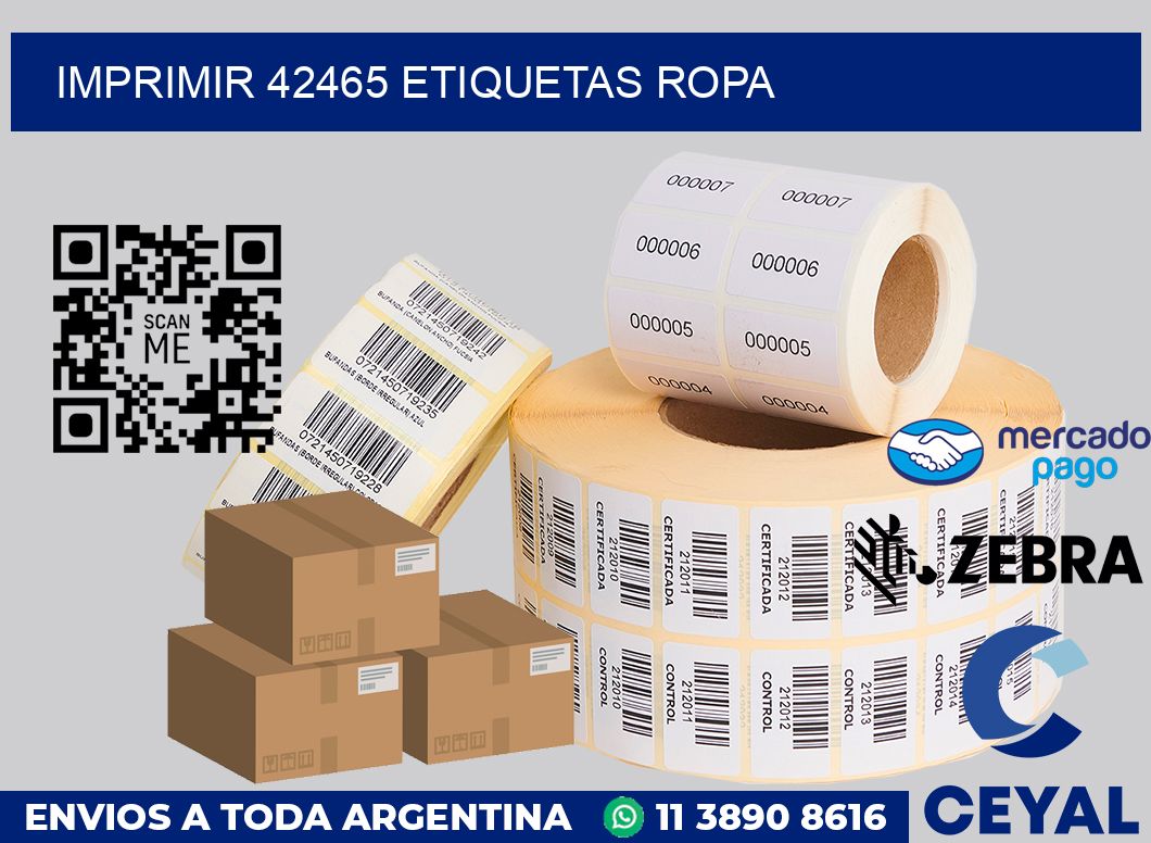 imprimir 42465 etiquetas ropa