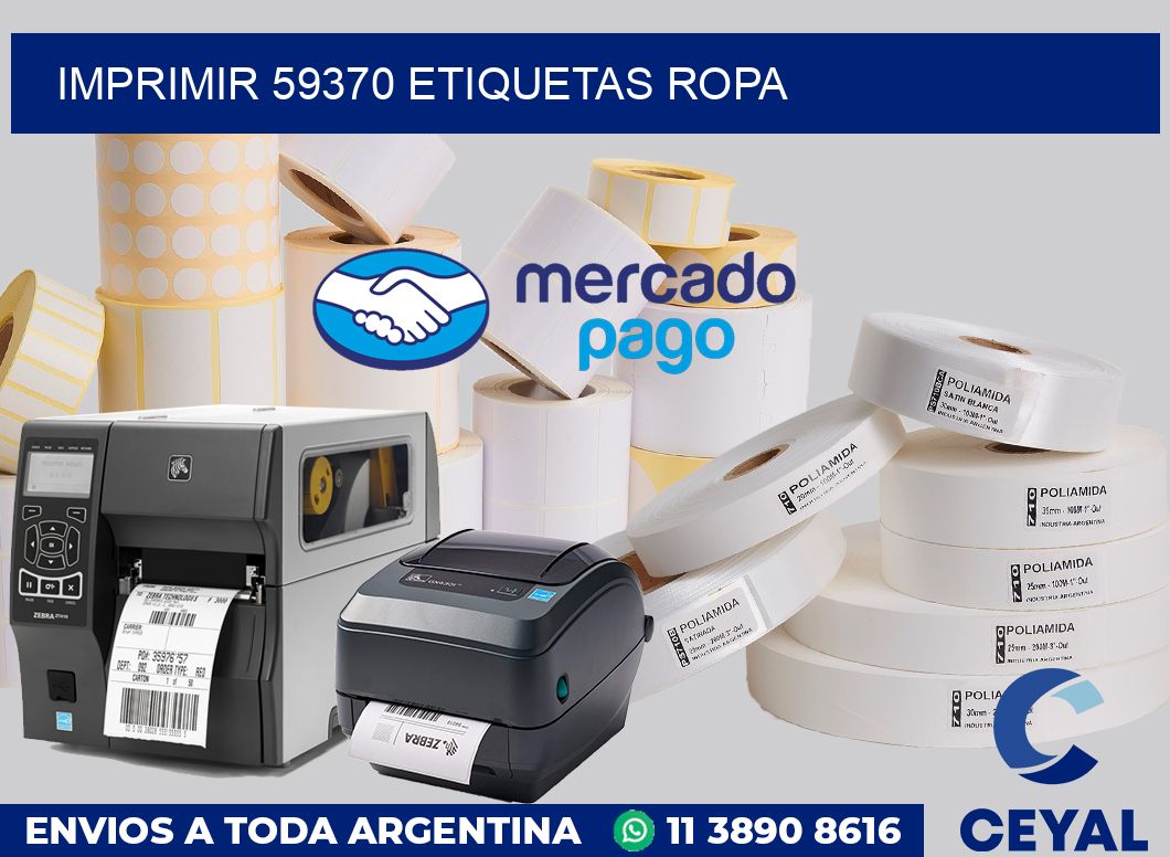 imprimir 59370 etiquetas ropa