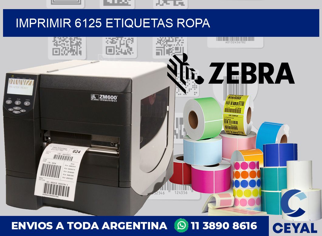 imprimir 6125 etiquetas ropa