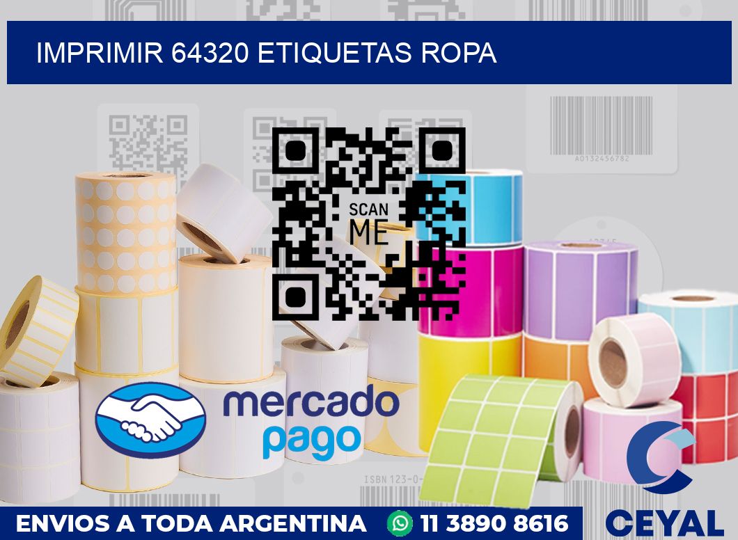 imprimir 64320 etiquetas ropa