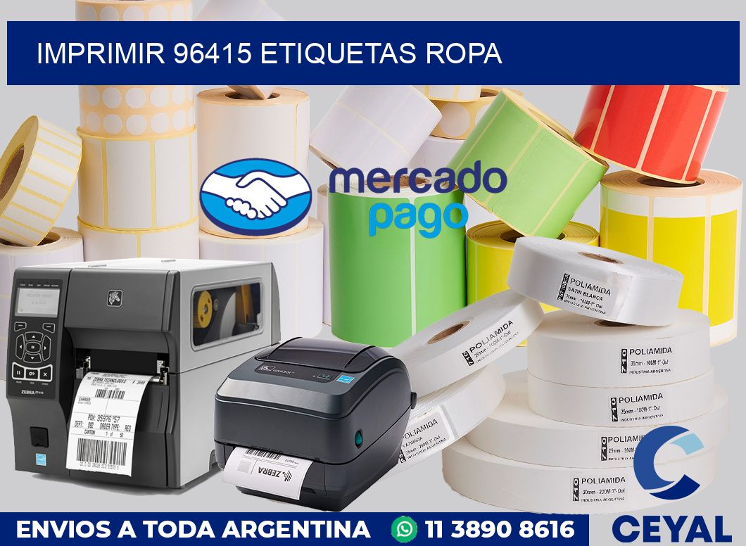 imprimir 96415 etiquetas ropa