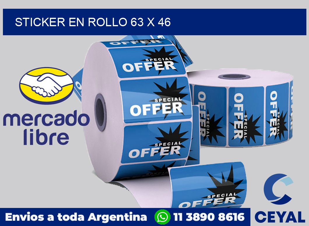 sticker en rollo 63 x 46