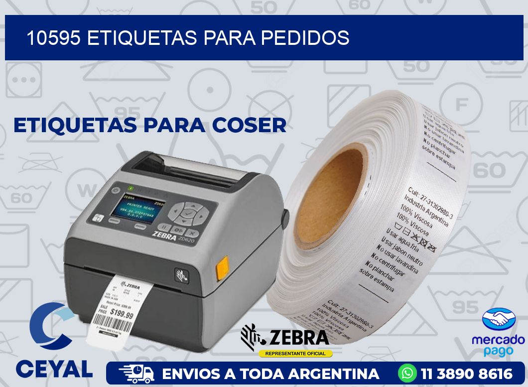 10595 ETIQUETAS PARA PEDIDOS