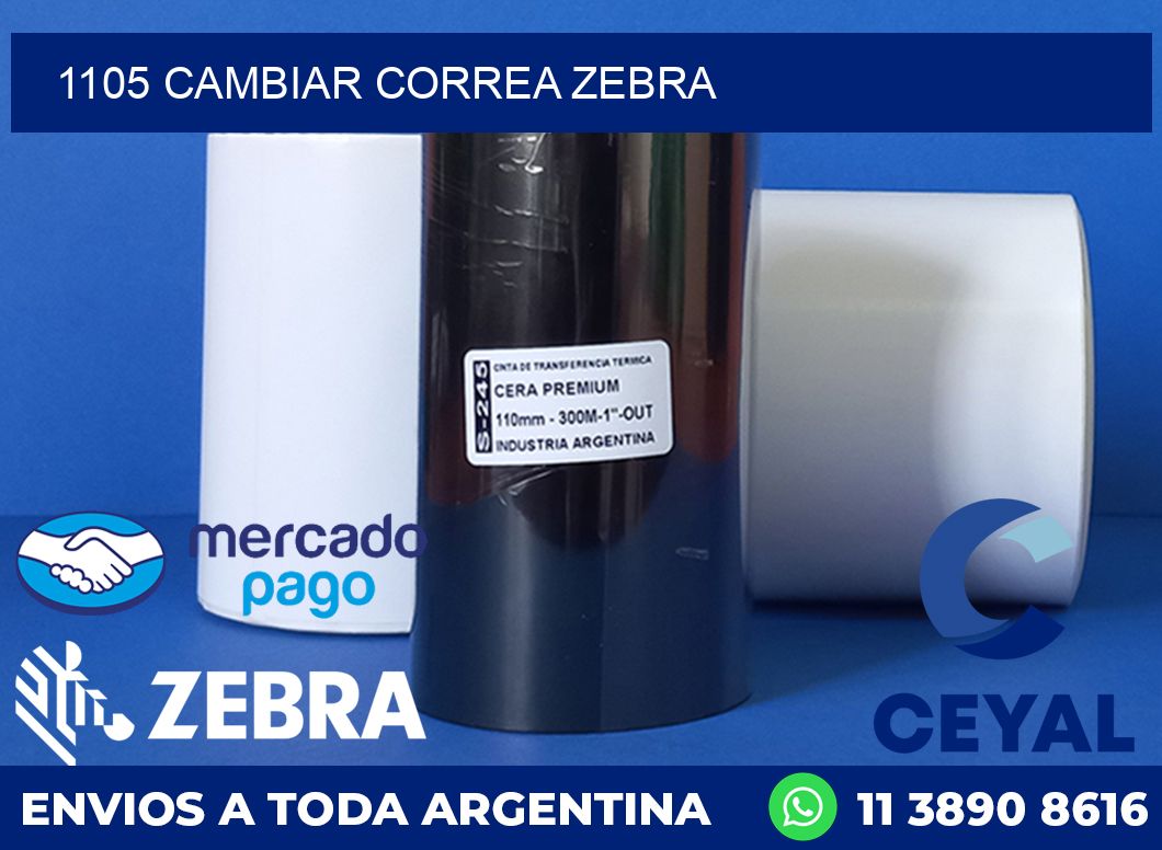 1105 CAMBIAR CORREA ZEBRA