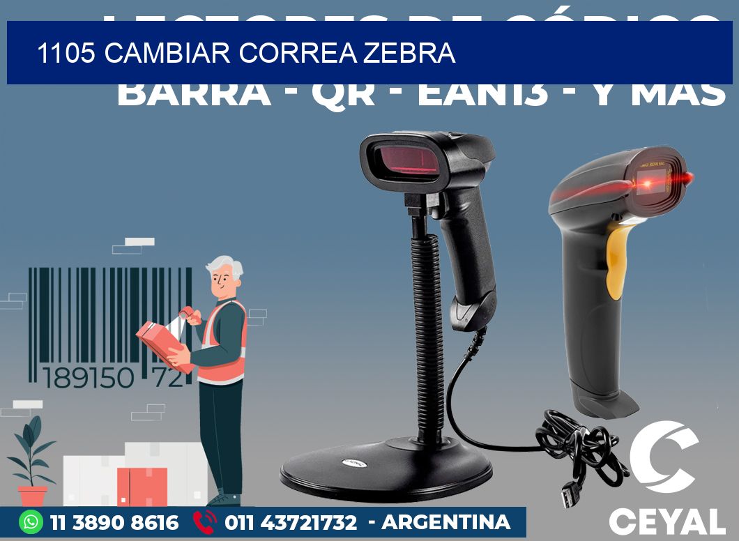 1105 CAMBIAR CORREA ZEBRA