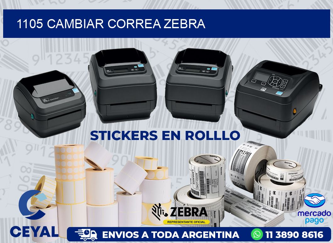 1105 CAMBIAR CORREA ZEBRA