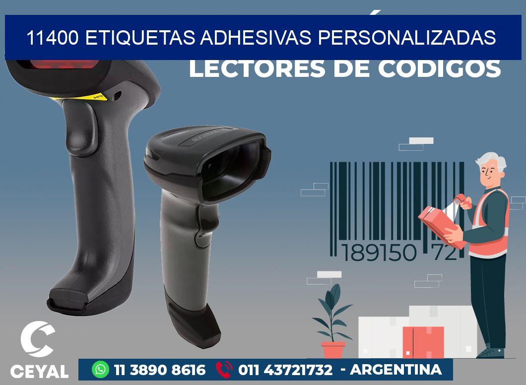 11400 ETIQUETAS ADHESIVAS PERSONALIZADAS