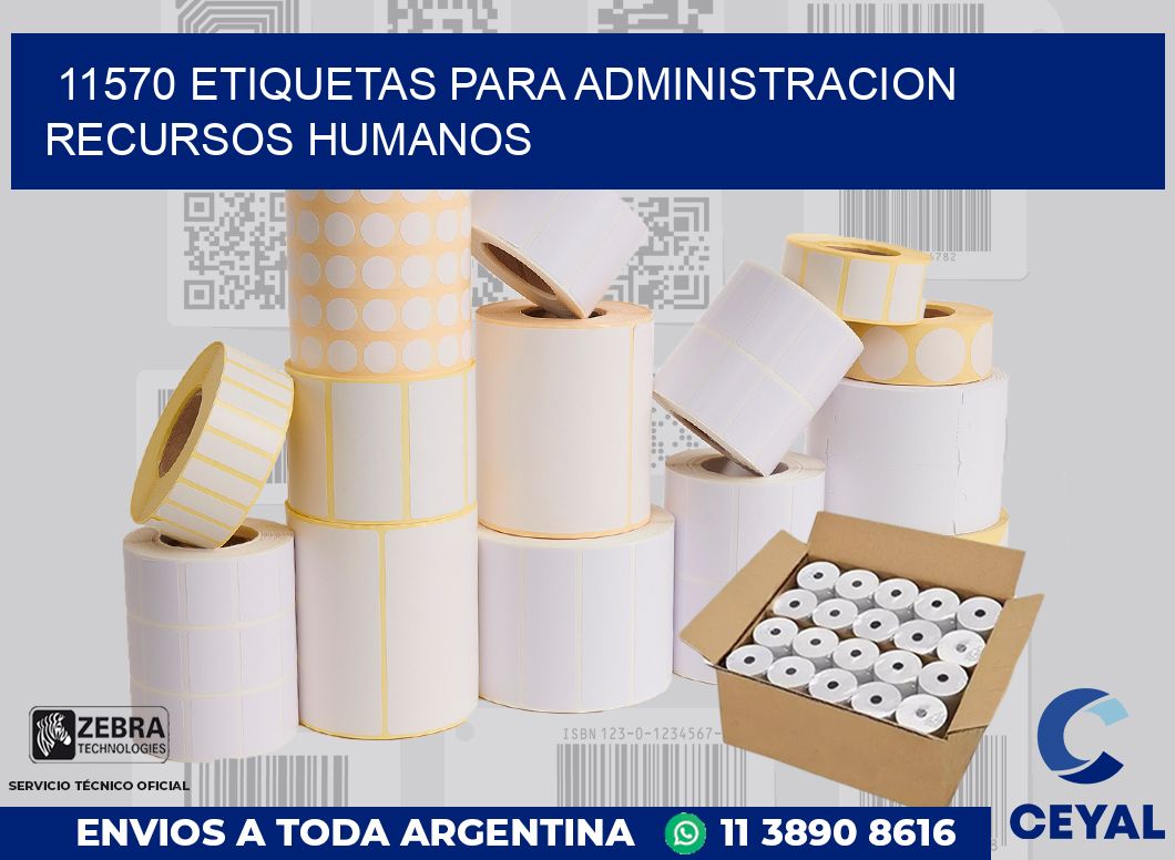 11570 ETIQUETAS PARA ADMINISTRACION RECURSOS HUMANOS