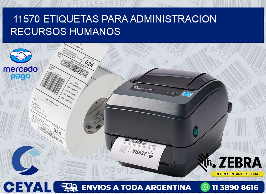 11570 ETIQUETAS PARA ADMINISTRACION RECURSOS HUMANOS