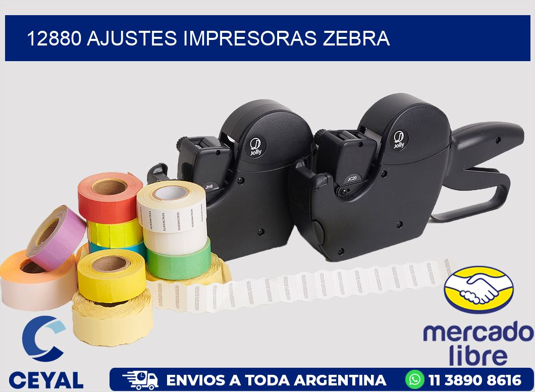 12880 AJUSTES IMPRESORAS ZEBRA