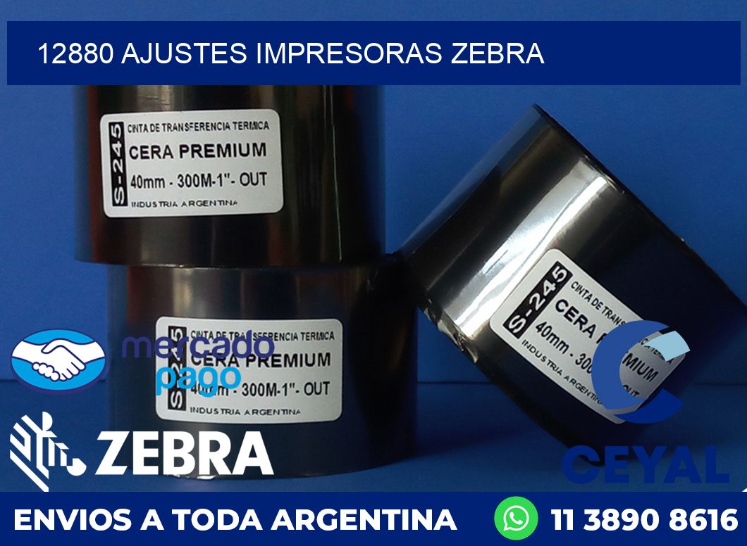 12880 AJUSTES IMPRESORAS ZEBRA