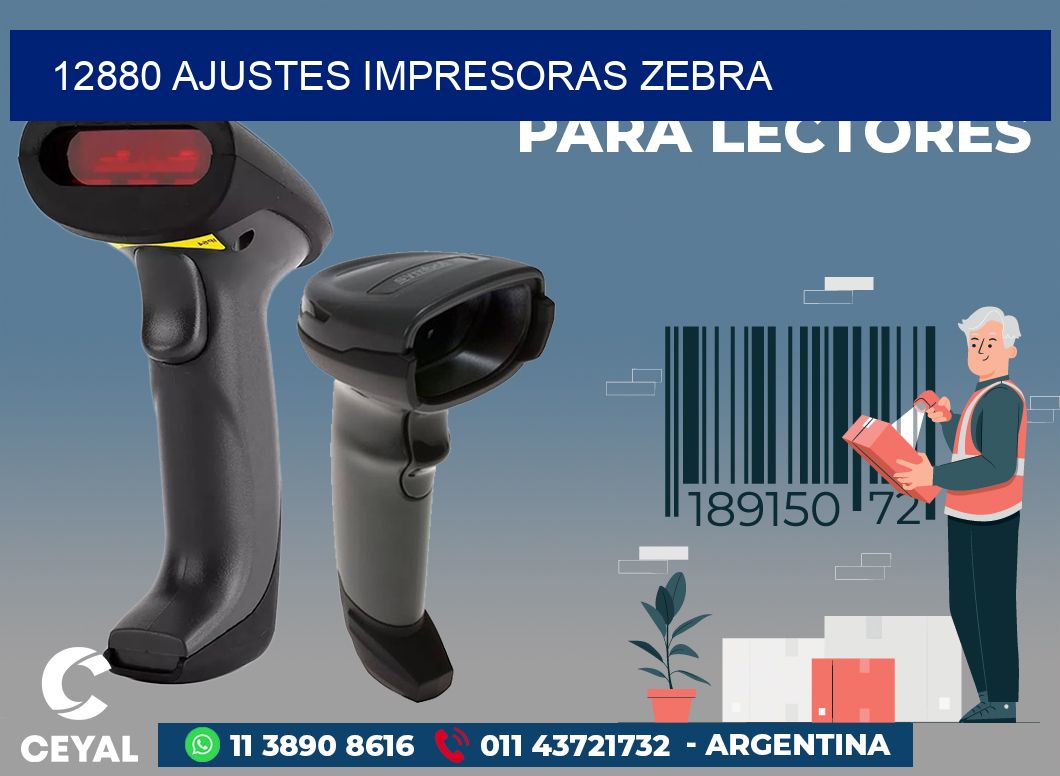 12880 AJUSTES IMPRESORAS ZEBRA