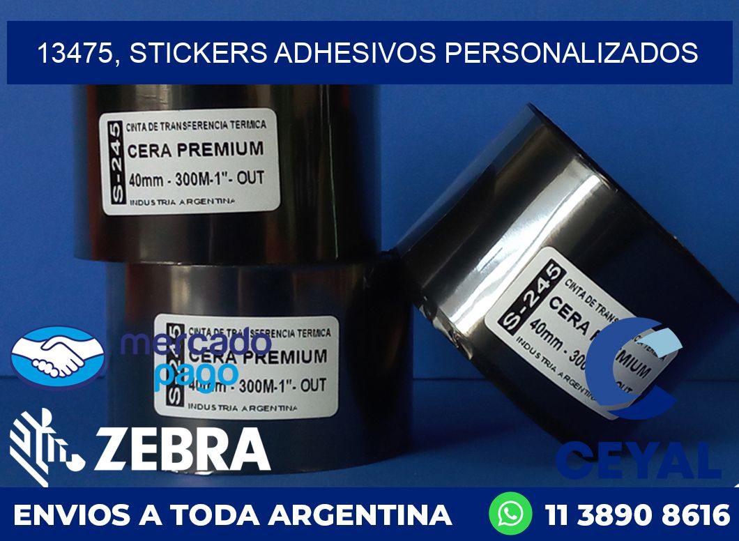 13475, stickers adhesivos personalizados