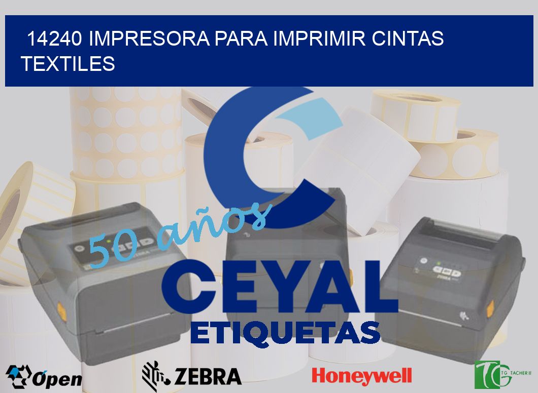 14240 IMPRESORA PARA IMPRIMIR CINTAS TEXTILES