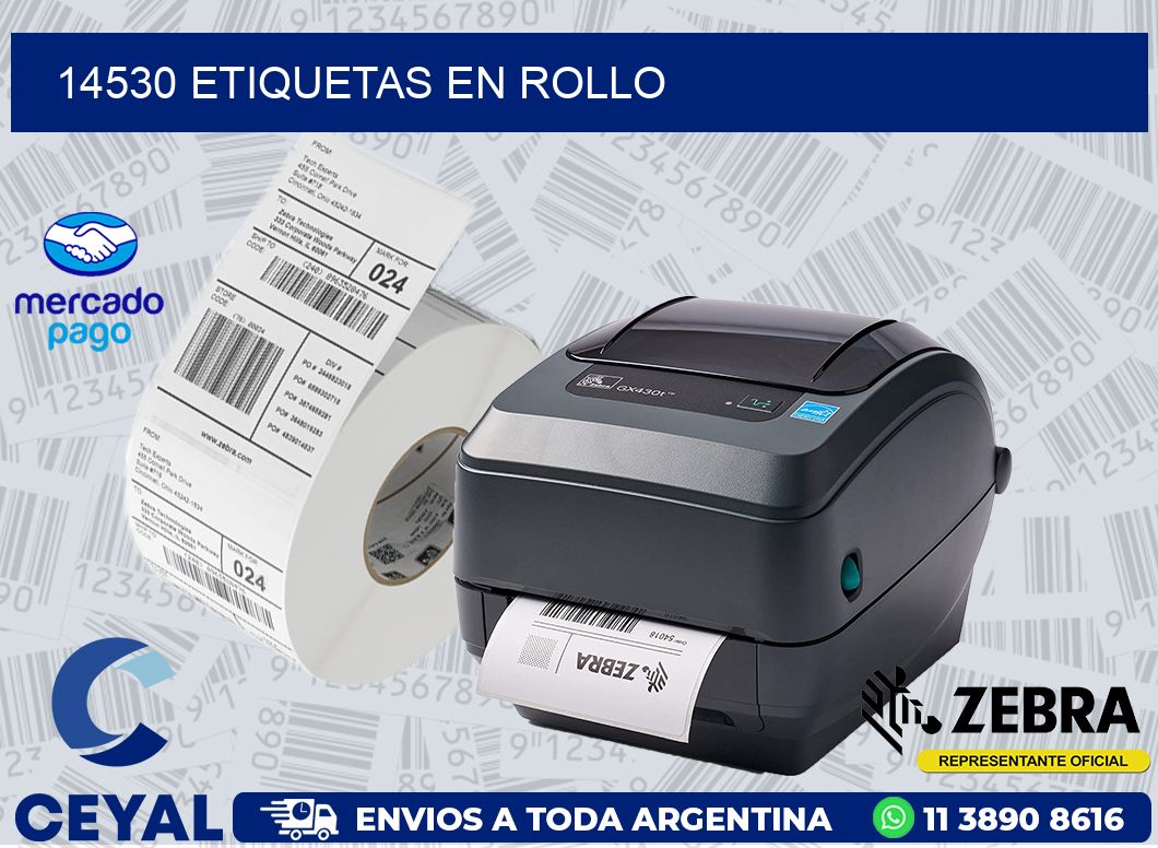 14530 ETIQUETAS EN ROLLO