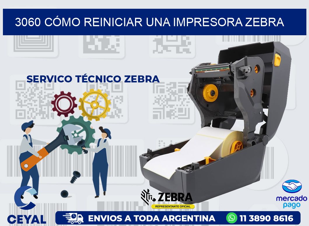 3060 CÓMO REINICIAR UNA IMPRESORA ZEBRA