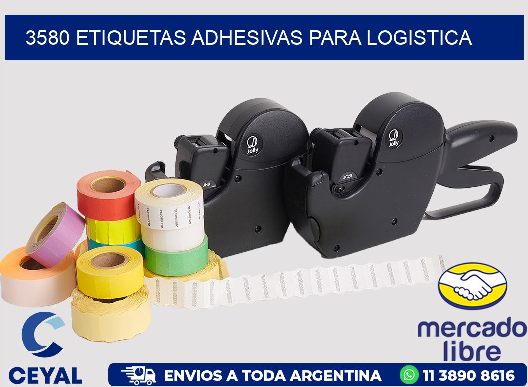 3580 ETIQUETAS ADHESIVAS PARA LOGISTICA