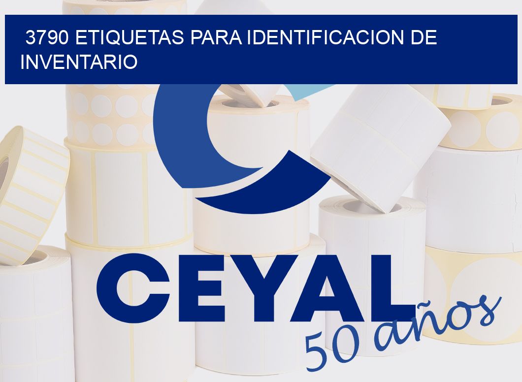 3790 ETIQUETAS PARA IDENTIFICACION DE INVENTARIO