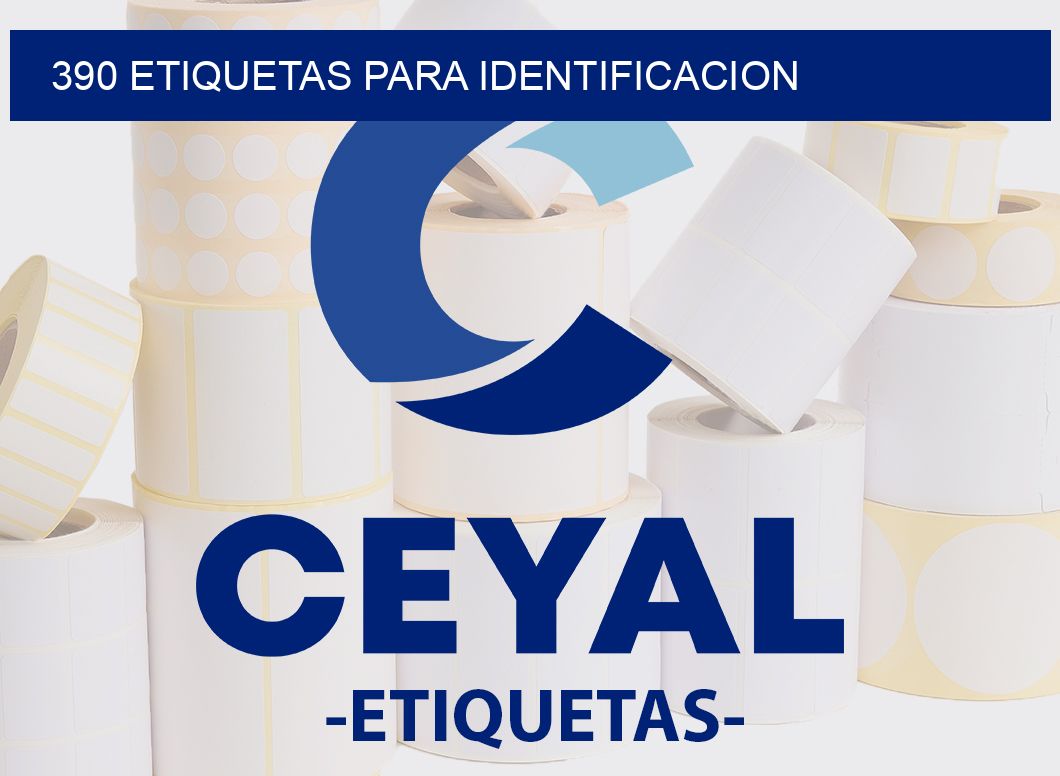 390 ETIQUETAS PARA IDENTIFICACION