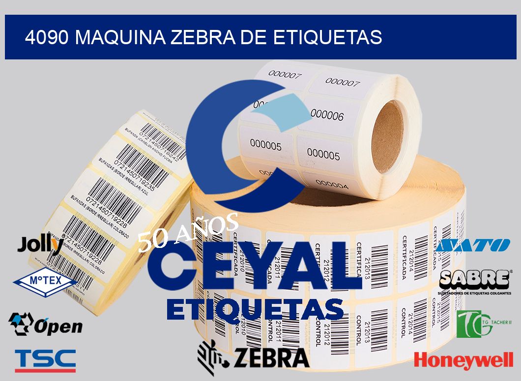 4090 MAQUINA ZEBRA DE ETIQUETAS