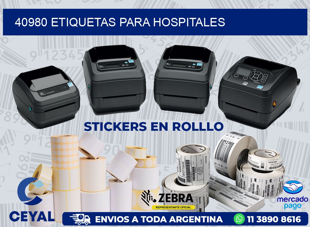 40980 ETIQUETAS PARA HOSPITALES