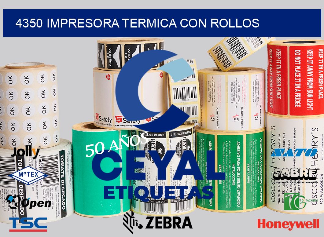 4350 IMPRESORA TERMICA CON ROLLOS