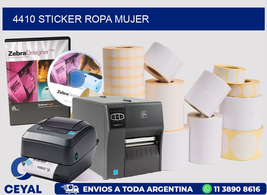 4410 STICKER ROPA MUJER