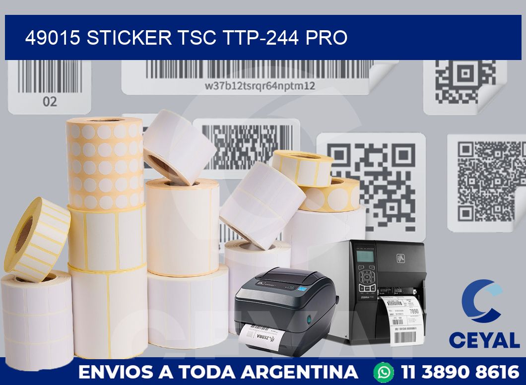 49015 STICKER TSC TTP-244 PRO