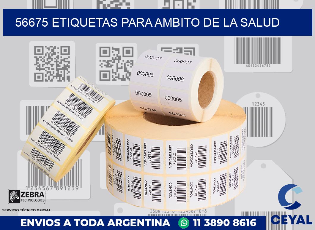 56675 ETIQUETAS PARA AMBITO DE LA SALUD