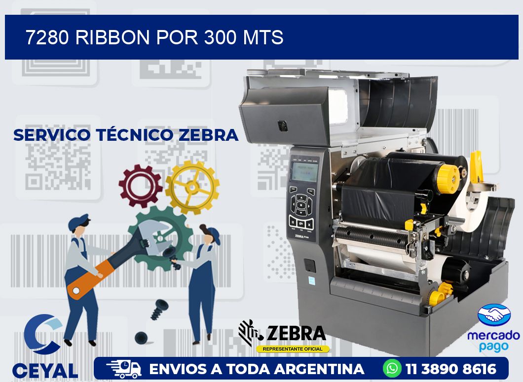 7280 RIBBON POR 300 MTS