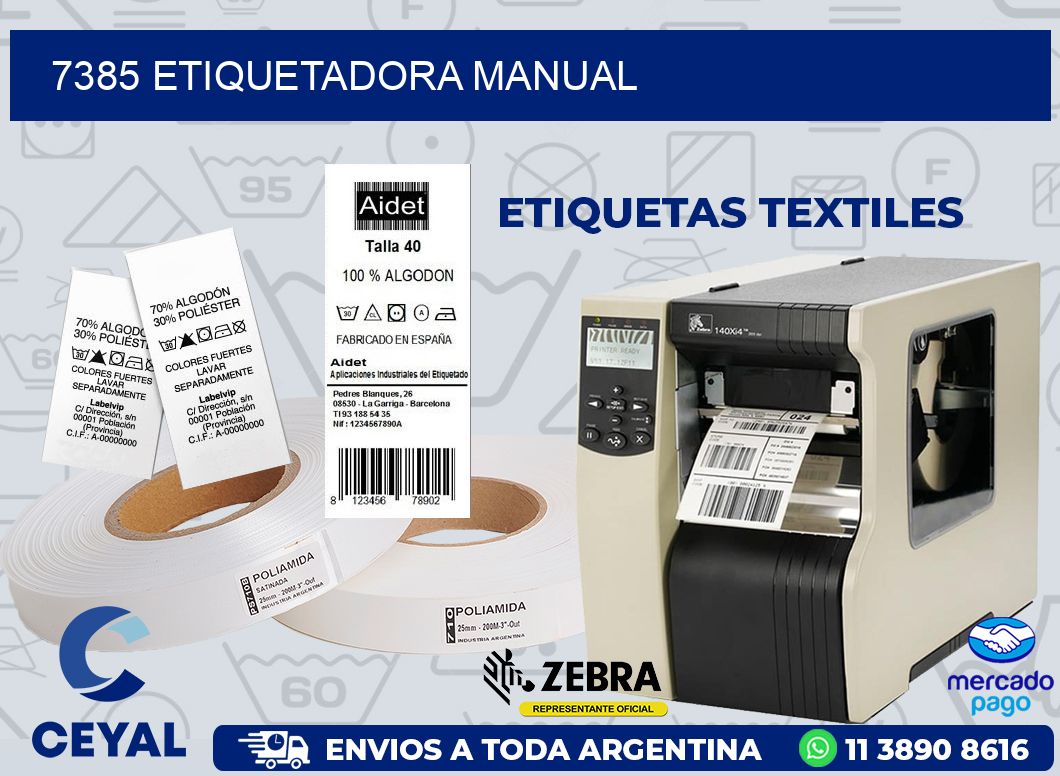 7385 ETIQUETADORA MANUAL