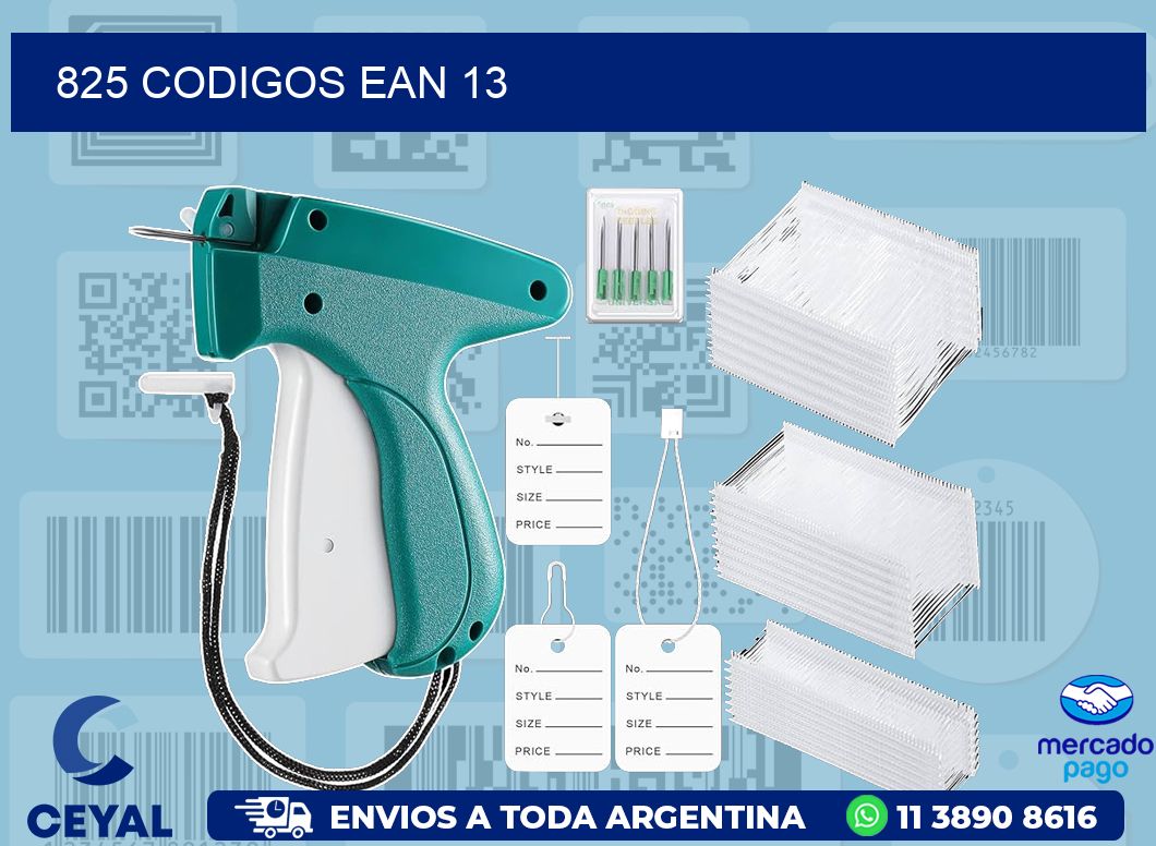 825 CODIGOS EAN 13