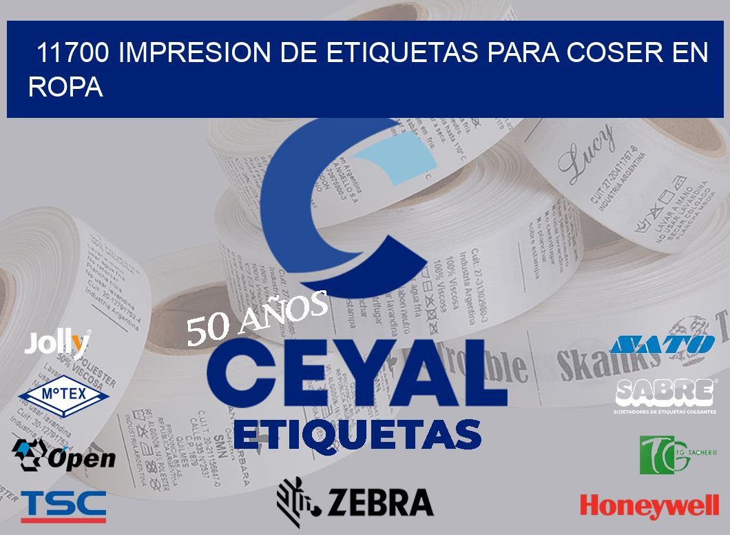 11700 IMPRESION DE ETIQUETAS PARA COSER EN ROPA