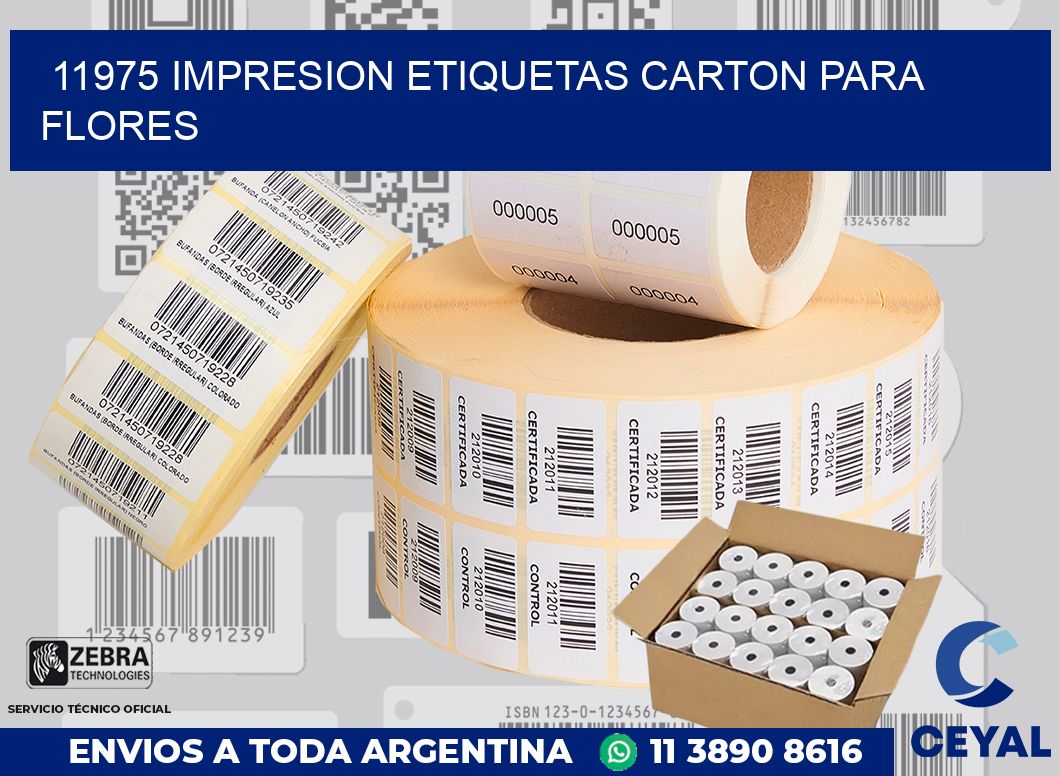 11975 IMPRESION ETIQUETAS CARTON PARA FLORES