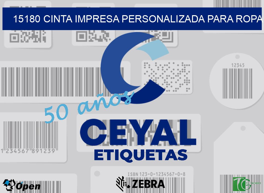 15180 CINTA IMPRESA PERSONALIZADA PARA ROPA