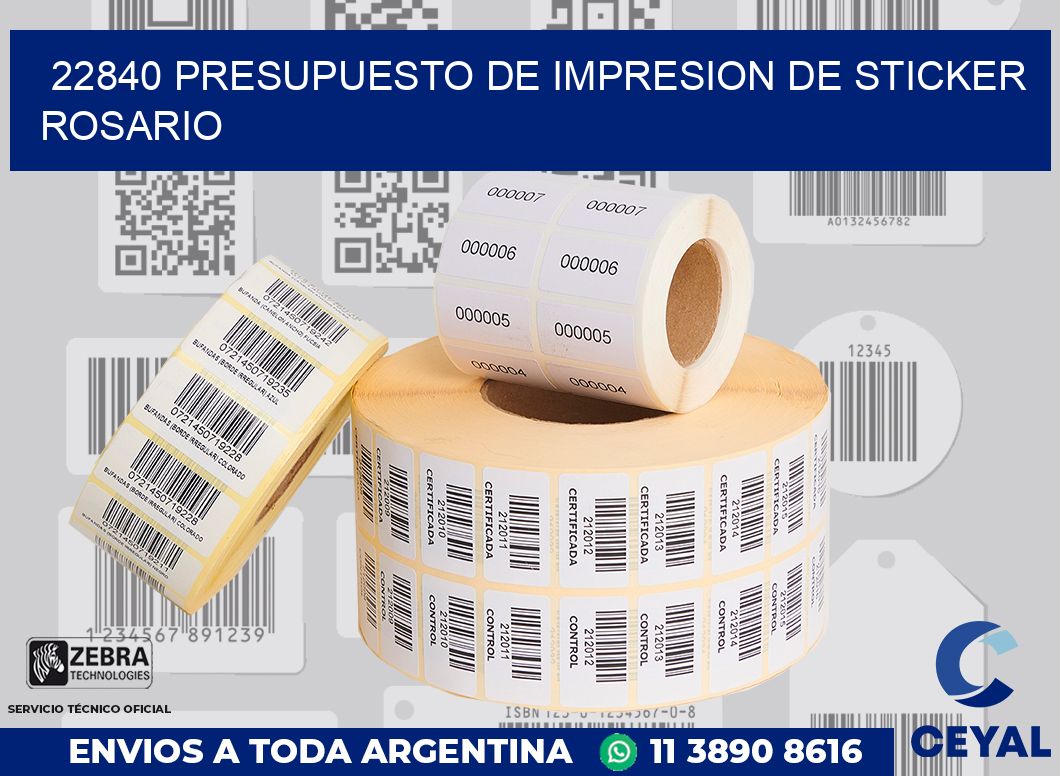 22840 PRESUPUESTO DE IMPRESION DE STICKER ROSARIO