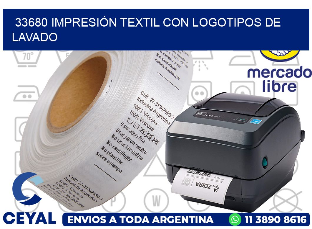 33680 IMPRESIÓN TEXTIL CON LOGOTIPOS DE LAVADO