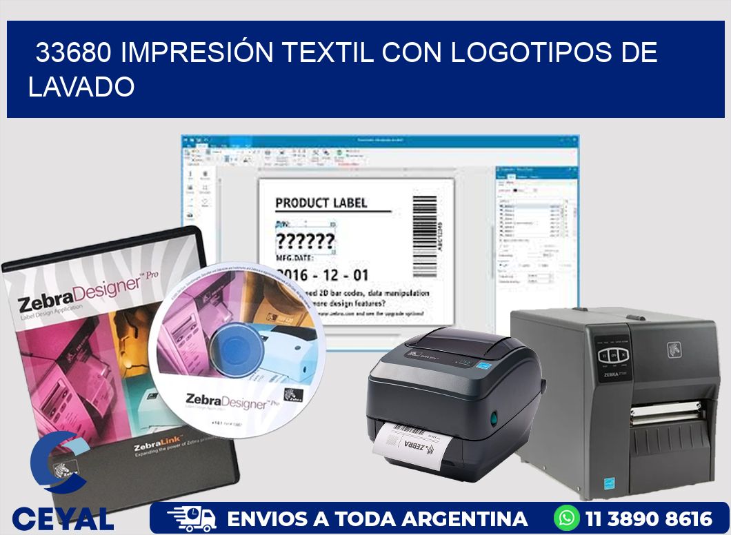 33680 IMPRESIÓN TEXTIL CON LOGOTIPOS DE LAVADO