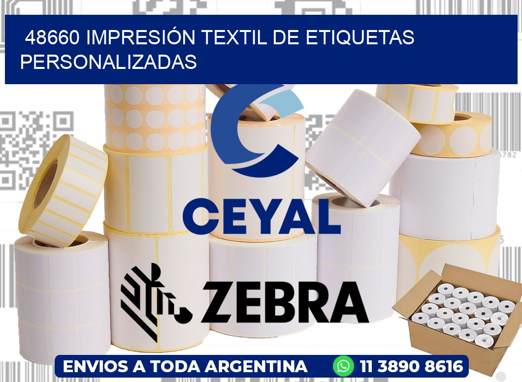 48660 IMPRESIÓN TEXTIL DE ETIQUETAS PERSONALIZADAS