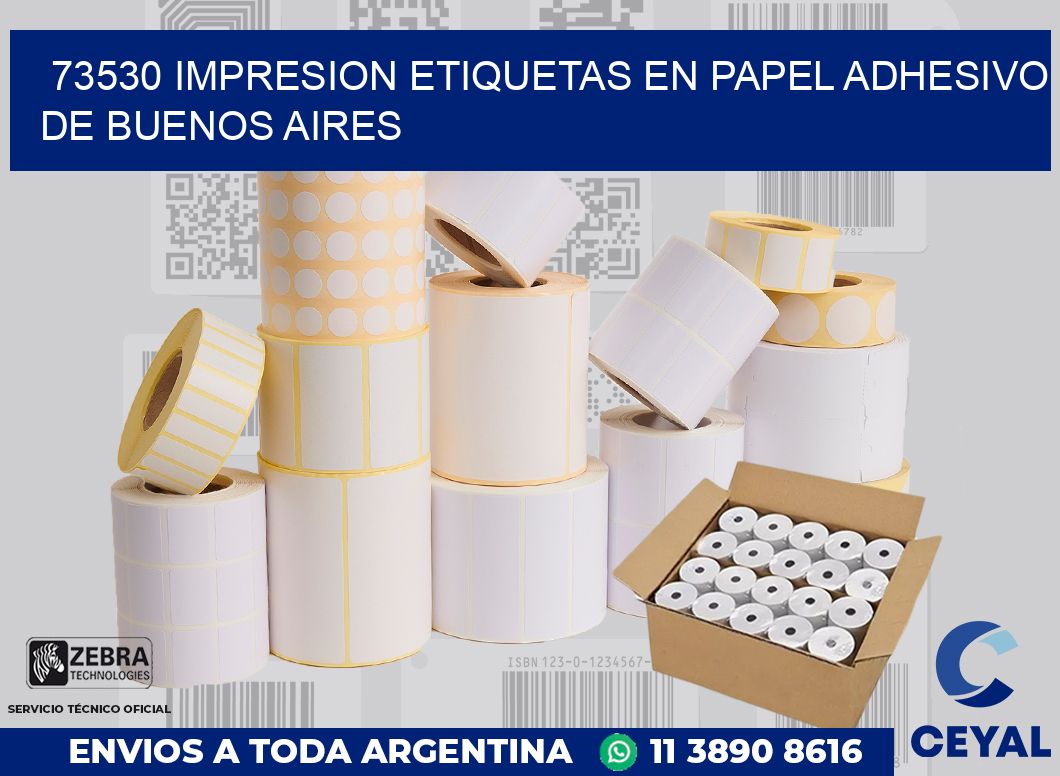 73530 IMPRESION ETIQUETAS EN PAPEL ADHESIVO DE BUENOS AIRES