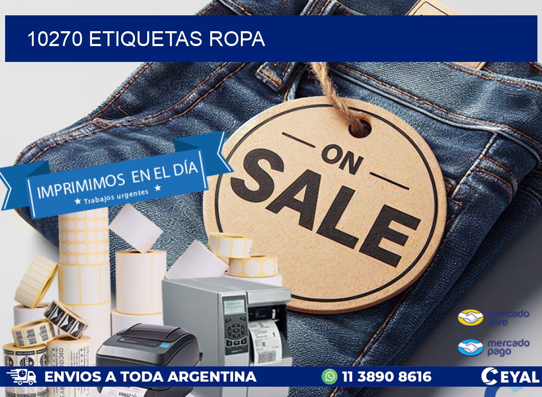 10270 ETIQUETAS ROPA