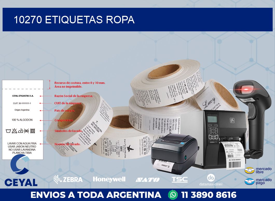 10270 ETIQUETAS ROPA