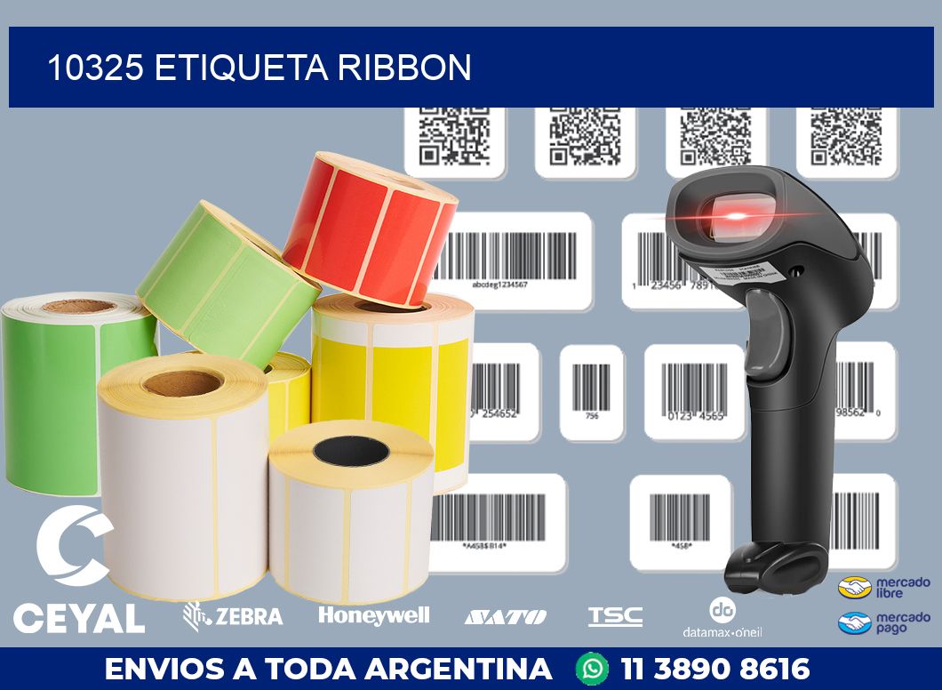 10325 etiqueta ribbon